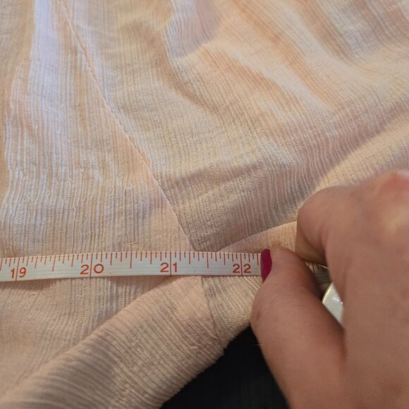 Joie Designer Off The Shoulder Textured Ruched Pink Blouse Medium - Picture 4 of 7